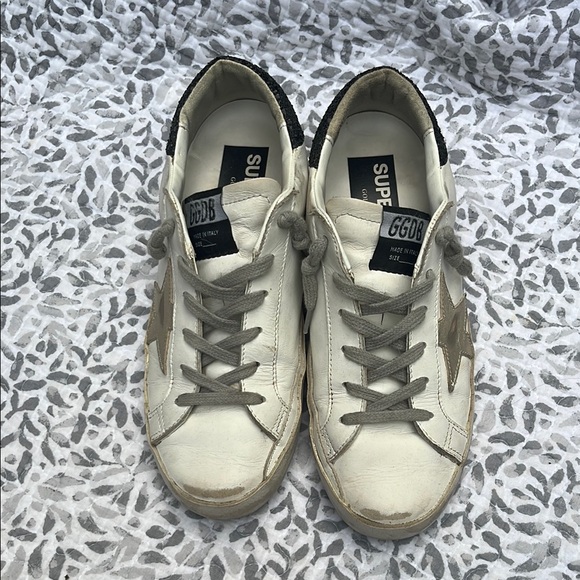 Golden Goose Women’s White and Gray Sneakers - Picture 1 of 5